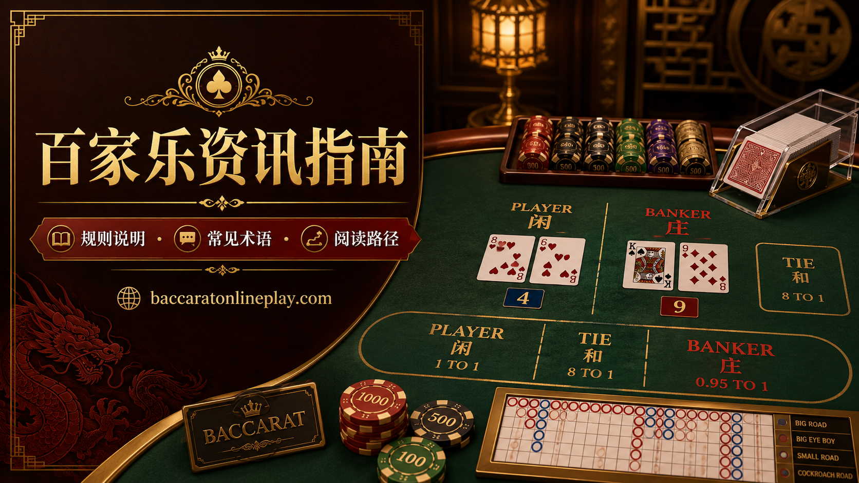 百家乐资讯指南图片,包含规则说明、常见术语和阅读路径